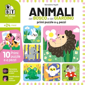 ANIMALI DEL BOSCO E DEL GIARDINO PUZZLE